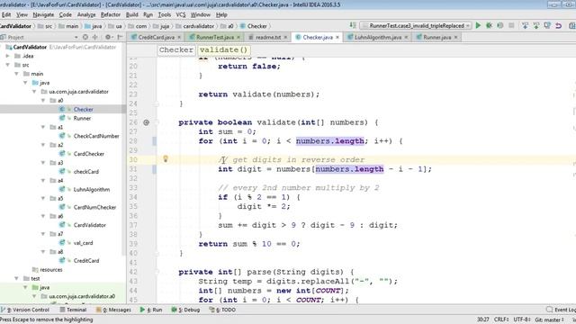 [Александр Баглай] Код ревью задачи CardValidator смотреть онлайн