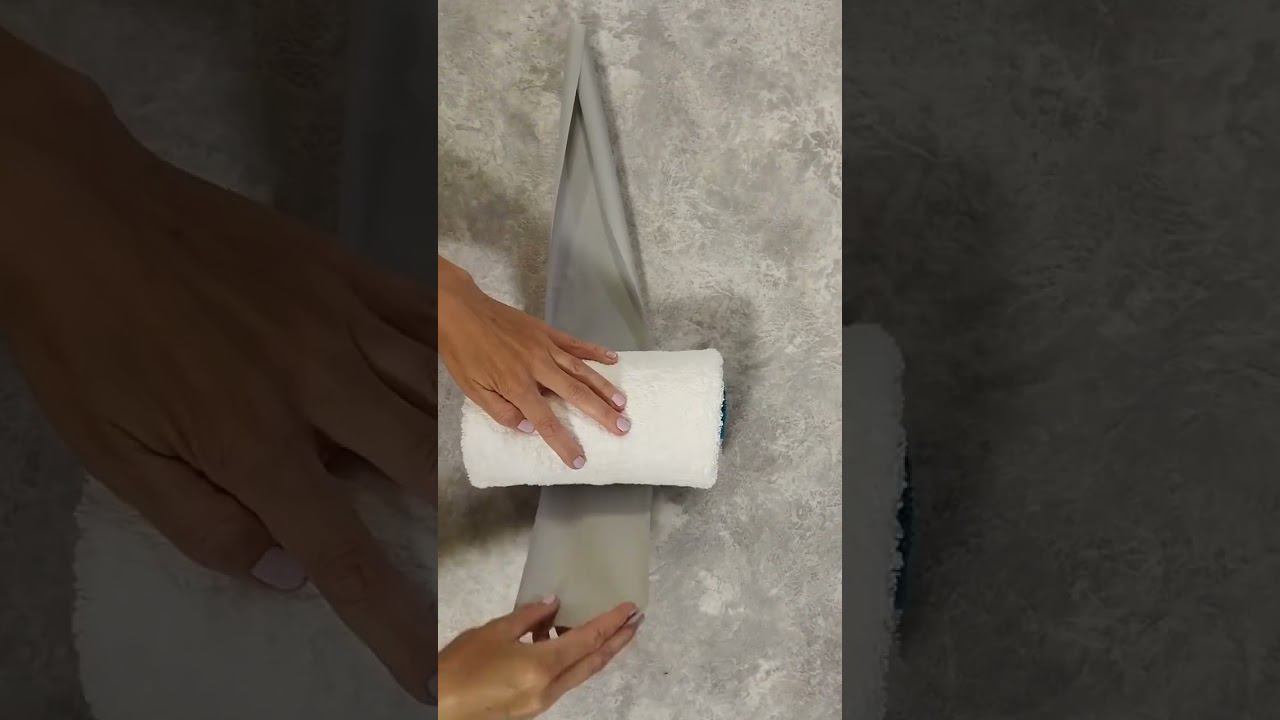 DIY How to fold a towel into a roll смотреть онлайн