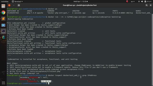 docker+codeception смотреть онлайн