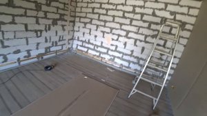 Как я гипсокартон клеил. Гипсокартон на клей. Ремонт в доме из ГАЗОБЛОКА