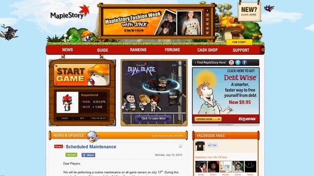 maplestory start game error смотреть онлайн