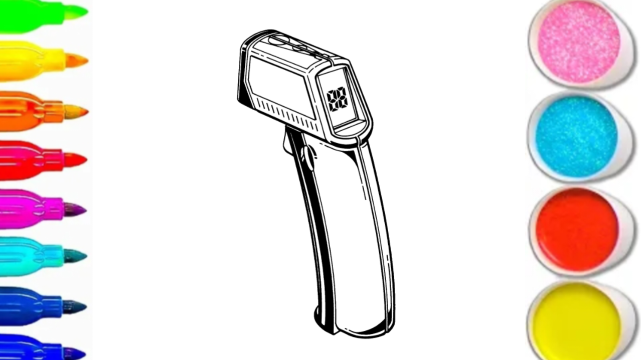 КАК НАРИСОВАТЬ ЭЛЕКТРОННЫЙ ТЕРМОМЕТР смотреть онлайн