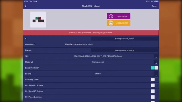 How to create transparent blocks in Minecraft using Crafty Craft ( Mods & Addons for MCPE )? смотреть онлайн