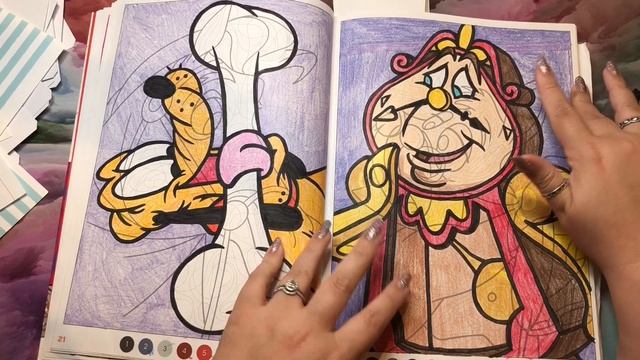 My 2022 Coloring Book Collection and Finished Pages - Part 1 DISNEY смотреть онлайн