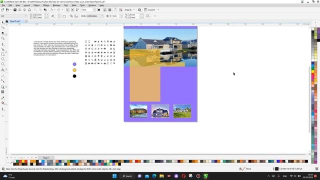 How to Create Flyer Design Template in Coreldraw смотреть онлайн