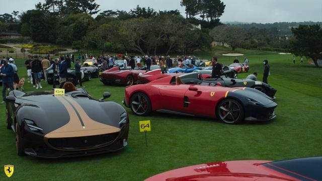 Record 33x Icona Series Monza SP1 & SP2 in Casa de Ferrari at Pebble Beach in Monterey, Ca (8/14/21 смотреть онлайн