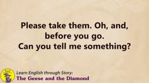 Learn English through Story - Level 1 – The Geese and the Diamond