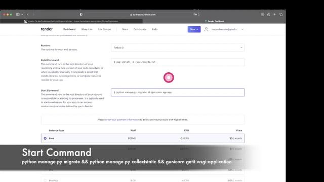 Deploy Django com PostgreSQL - utilizando Free Trial Render смотреть онлайн