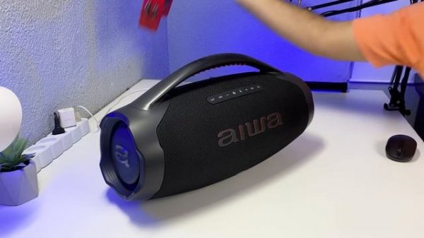 AIWA BOOMBOX PLUS (AWS-BBS-01B) - A BOOMBOX 3 "melhorada" - Unboxing/Teste