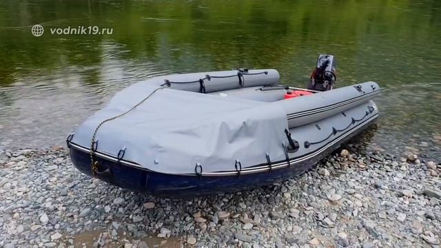 Тоннельня ЛОДКА пвх АЛЯСКА-470 под водометный мотор от компании Sibriver - краткий обзор смотреть онлайн