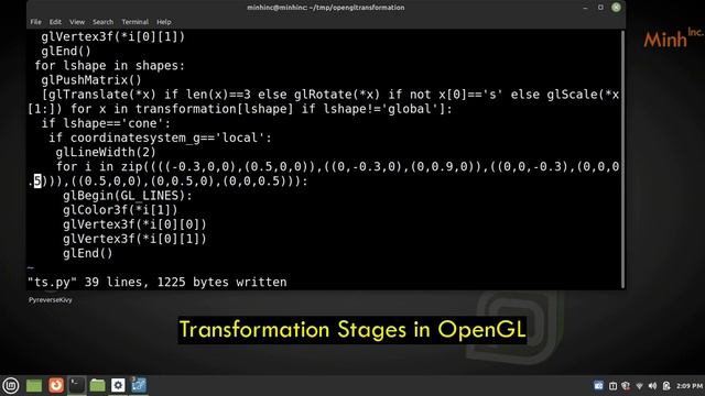 Python OpenGL Transformation | Fixed function pipeline part - 1 | 11 December 2022 смотреть онлайн