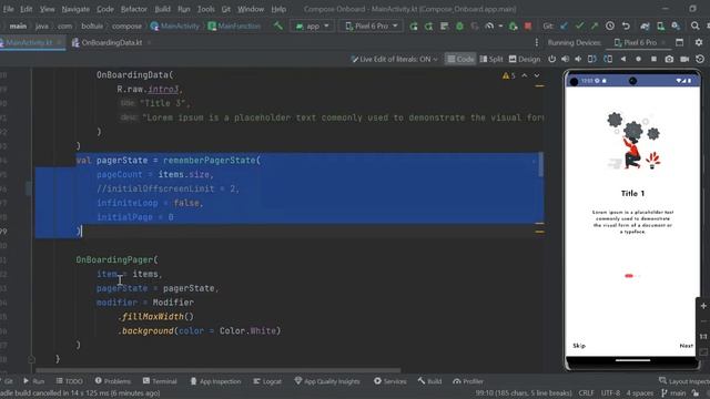 How to Create an Onboarding Screen with Animation in Android Jetpack compose? 2023 смотреть онлайн