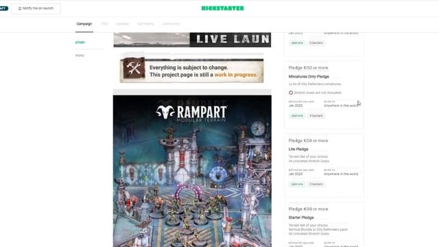 Rampart 3 Modular Terrain Kickstarter by Archon Studios смотреть онлайн