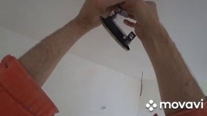 Установка потолочных светильников в гипсокартон.