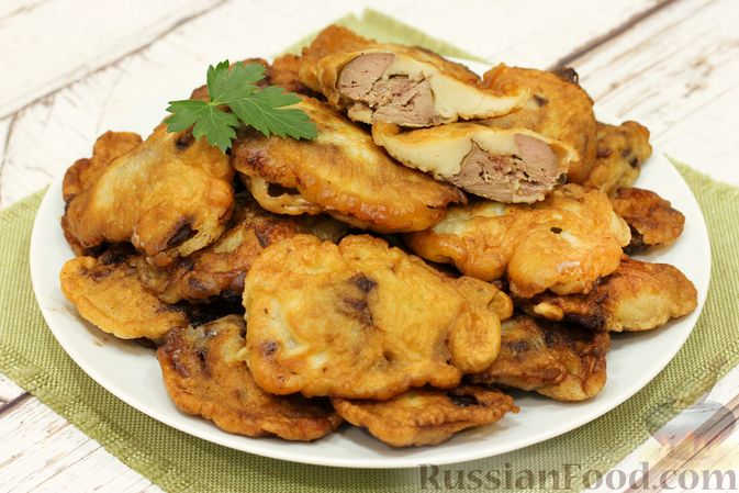 Жарим оригинально! 
КУРИНАЯ ПЕЧЕНЬ В МОЛОЧНОМ КЛЯРЕ