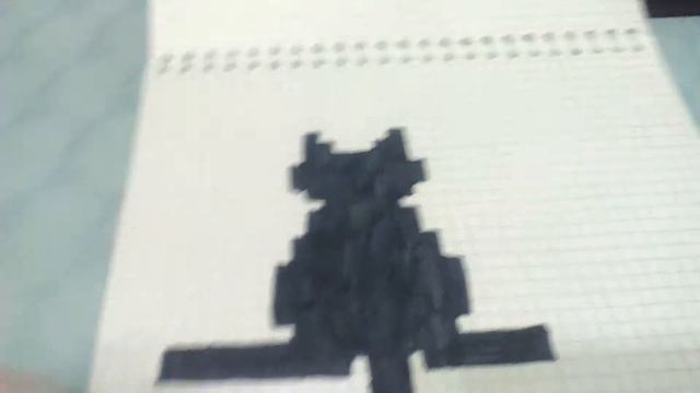 Рисуем кошку по клеточкам #2 смотреть онлайн
