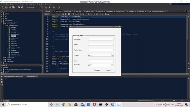 Library Management System [JAVA AND MYSQL] смотреть онлайн