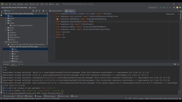 ChatCSV App: Chat with CSV files using LangChain and Llama 2 смотреть онлайн