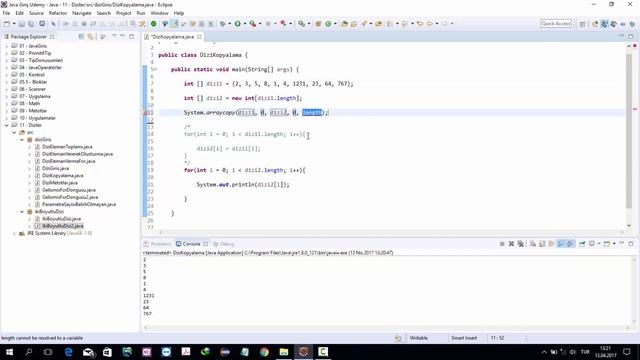 Java Dersleri 42 - Dizi Kopyalama System.arrayCopy() смотреть онлайн