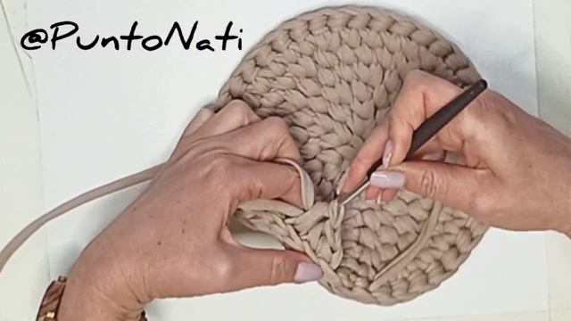 Вязание крышки для корзины смотреть онлайн