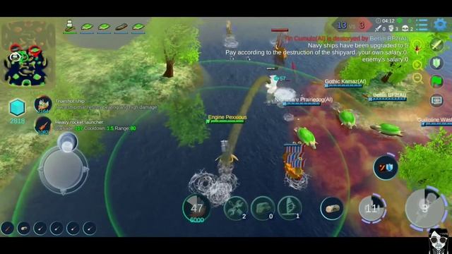 【Sea War】Battle of ships 5v5 Gameplay Android / iOS смотреть онлайн