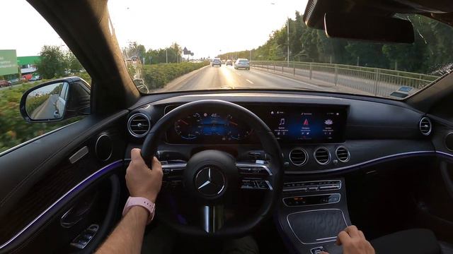 Mercedes-Benz E-Class W213 | 2.0 220d 194 HP | POV Test Drive