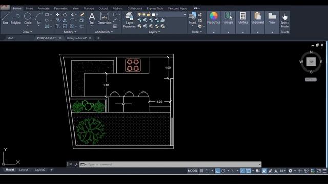 Designing a Terrace: Part 3 - Importing and Adding Basic Information to the Floor Plan. смотреть онлайн