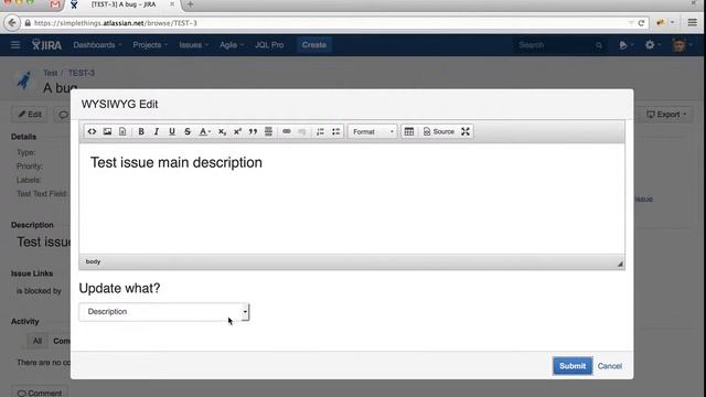 JIRA Simple Edit - How to edit custom field смотреть онлайн