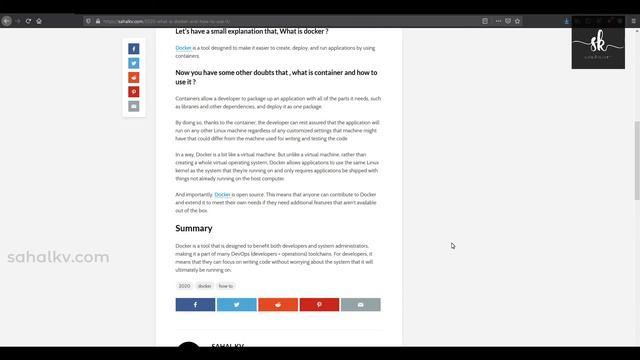 What is Docker detailed simply in Malayalam | 2020 | SAHAL KV смотреть онлайн