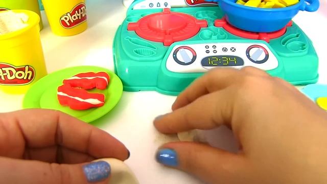 Play Doh Food Kitchen Set ЗАВТРАК ДЛЯ БОССА МОЛОКОСОСА ИЗ ПЛАСТИЛИНА ПЛЕЙ ДО | Май Тойс Пинк смотреть онлайн