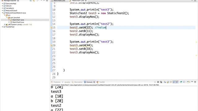 Java Basics : Static in Java смотреть онлайн
