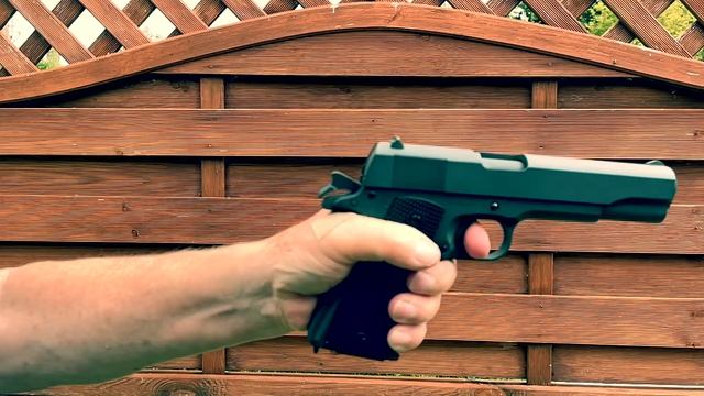 Shooting KWC Cybergun Colt M1911A1 смотреть онлайн