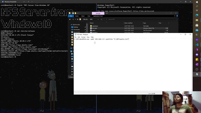 NFS server from Windows 10 смотреть онлайн
