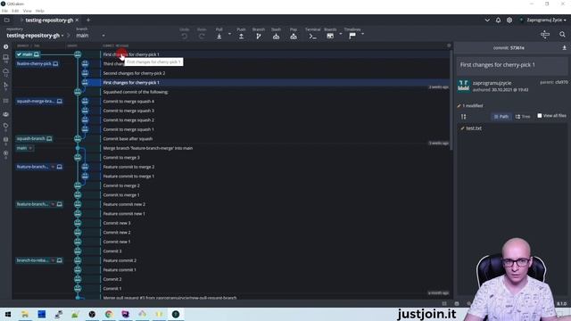 [Kurs Gita w praktyce] git cherry-pick = Kopiowanie commitów w gicie ⌨️ cz.20 (#53) смотреть онлайн