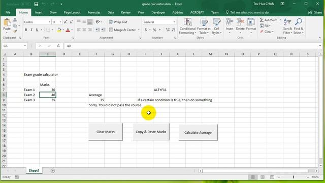 VBA Excel 2016 Lesson 7 - Elseif clause, With statement смотреть онлайн