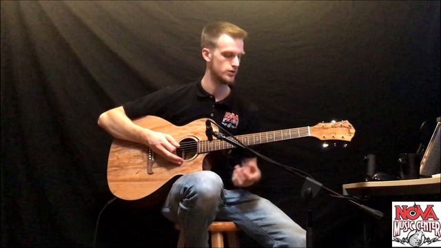 Fender FA-345CE Spalted Maple - Sound Demo смотреть онлайн