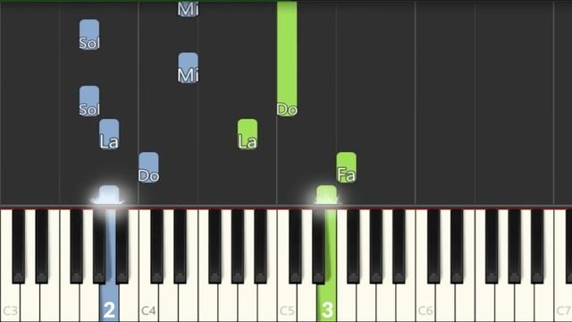 Beethoven - Lettre à Elise - 2e partie (piano facile) смотреть онлайн
