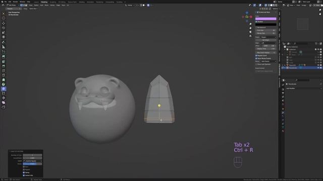 Spheal | How to make cute stylized 3D character | Blender 3.0 tutorial смотреть онлайн