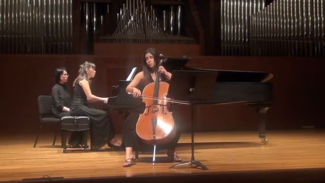 Silvia Ruiz, Romina Monsanto - Brahms Cello Sonata in e minor смотреть онлайн