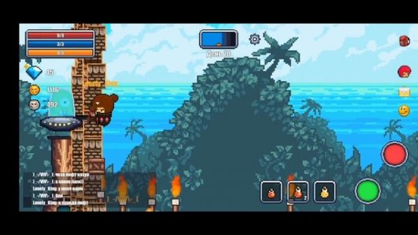 Pixel Survival World | Hack Game | Hack player | 24 Day! | Hack and Cheater | Игра с читером?