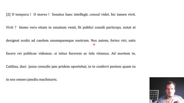 Cicero, In Catilinam I, § 2 смотреть онлайн