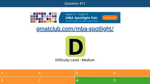 GMAT Question Hour - Solve GMAT Questions, Study and Learn from fellow GMAT Students смотреть онлайн