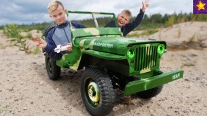 МАШИНКИ из КИТАЯ в Песчаном КАРЬЕРЕ!!! Что ИГОРЬ и ЕГОР Сняли на КВАДРОКОПТЕР Видео для детей