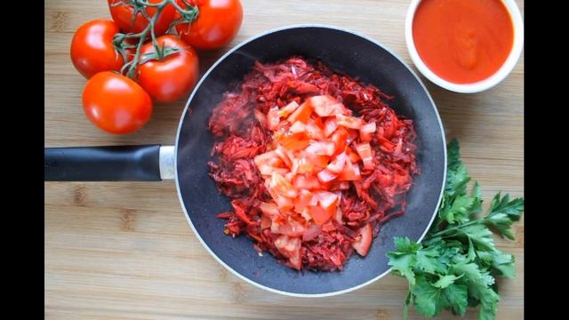 Борщ с квашеной капустой и свеклой. смотреть онлайн