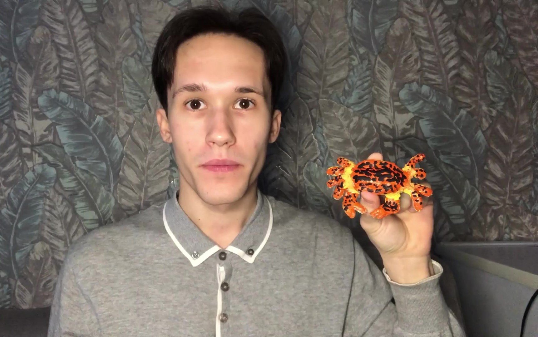 За творческим процессом. Королевский леопардовый краб.mp4 смотреть онлайн