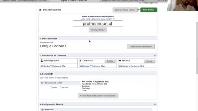Cómo Hacer una Página Web con Wordpress 01 - Cómo Inscribir un Nombre de Dominio .CL Chile смотреть онлайн