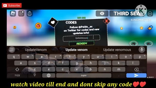 [2X STATS + THIRD SEA ] NEW ONE FRUIT SIMULATOR CODES SEPTEMBER 2023 - ONE FRUIT SIMULATOR CODES смотреть онлайн