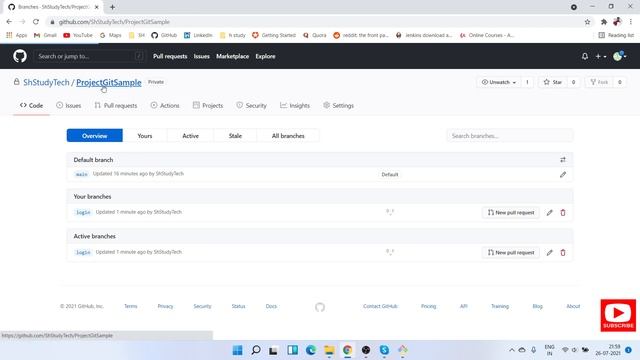 How to create Git Branch | Merge Git Branch to Master | Delete Branch from Remote Git using Git Bas смотреть онлайн