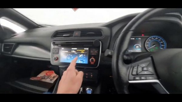 Nissan Leaf ZE1/Прогрев салона/Зимняя комплектация #Ниссан #лиф #НиссанЛиф #электромобиль #тесла