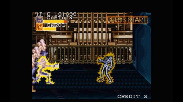 Super Nintendo (Snes) 16-bit Captain Commando Stage 8 Enemy's Spaceship